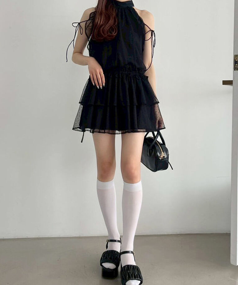  「【Black collection】アメスリミニワンピース」|ワンピース|