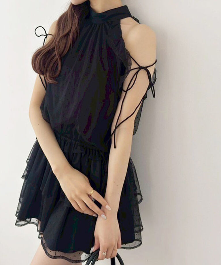  「【Black collection】アメスリミニワンピース」|ワンピース|