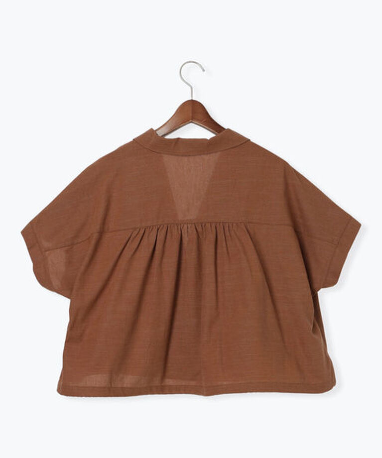 Te chichi TERRASSE「テーラーカラー羽織りシャツ《2025summer catalog item》」|シャツ・ブラウス|