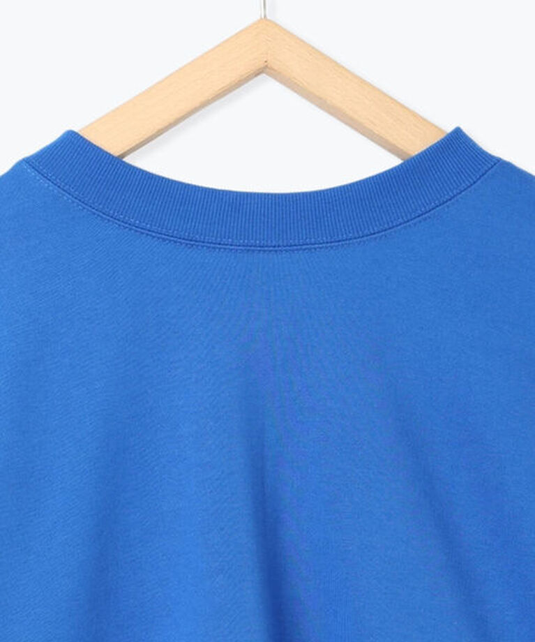 Samansa Mos2 blue「◎前後2wayダブルジップスウェット」|Tシャツ・カットソー|