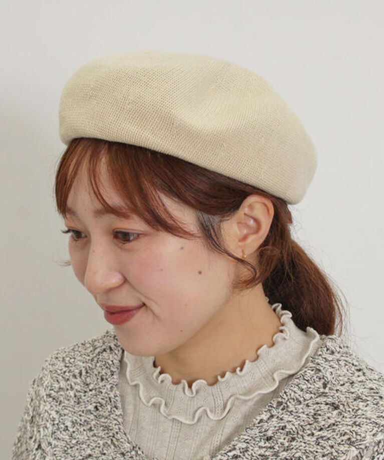 Samansa Mos2「【消臭効果】リネン混ベレー帽」|その他|キナリ
