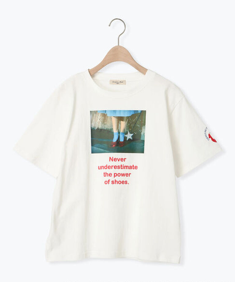 Samansa Mos2「【オズの魔法使/赤い靴】プリントTシャツ」|Tシャツ・カットソー|
