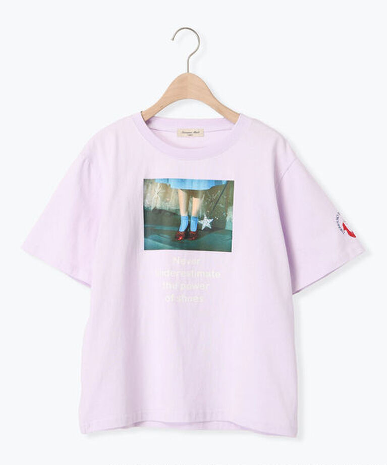 Samansa Mos2「【オズの魔法使/赤い靴】プリントTシャツ」|Tシャツ・カットソー|