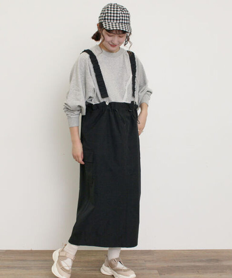 Samansa Mos2「ミニ裏毛ブロッキングショートスウェット」|Tシャツ・カットソー|