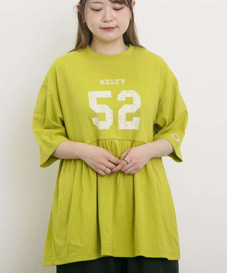 Samansa Mos2「【KELTY×Samansa Mo2】ギャザーチュニックTシャツ」|Tシャツ・カットソー|