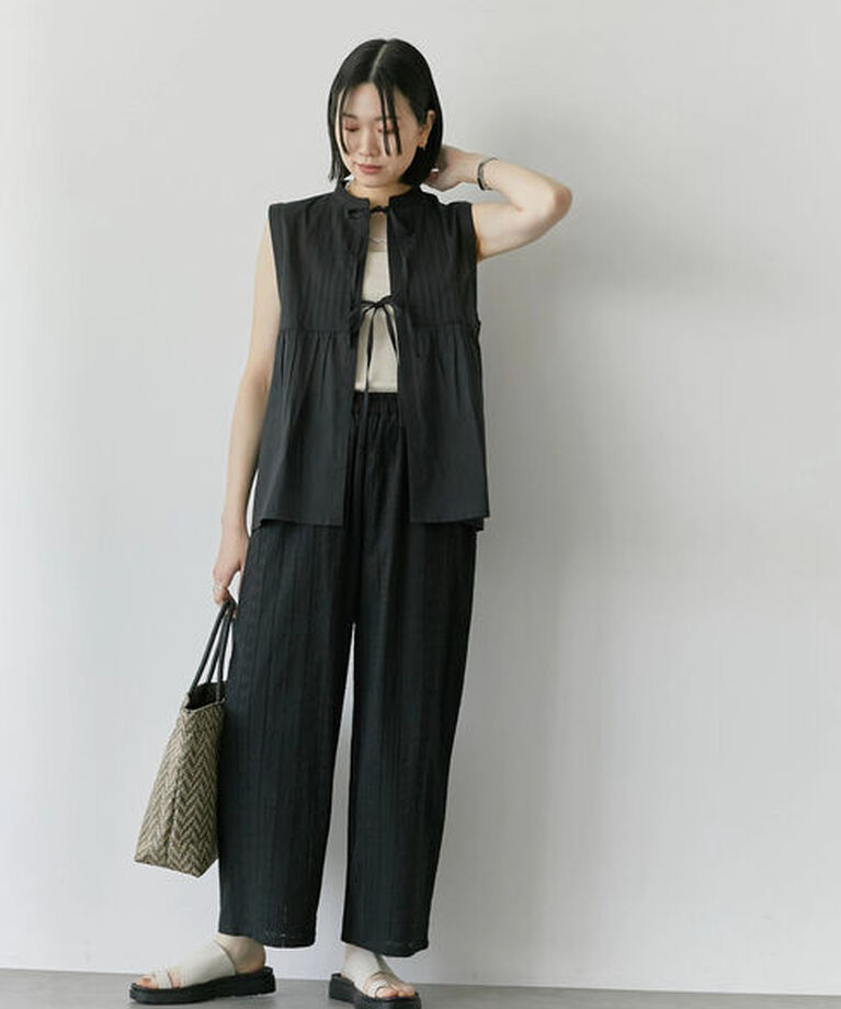 Samansa Mos2 blue「【Made in India】シフリーパンツ」|その他|