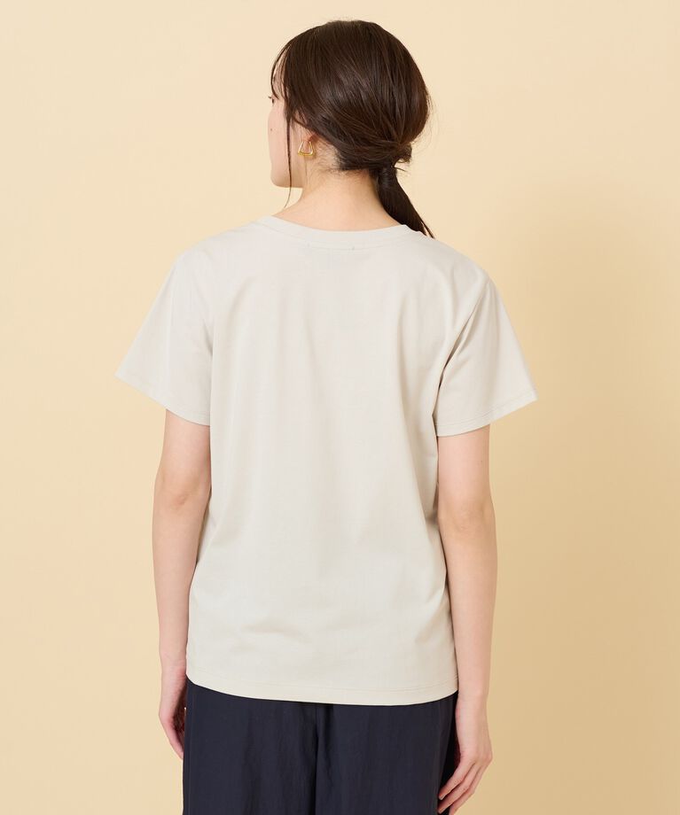 UNTITLED「【上品カジュアル】ロゴTシャツ」|Tシャツ・カットソー|