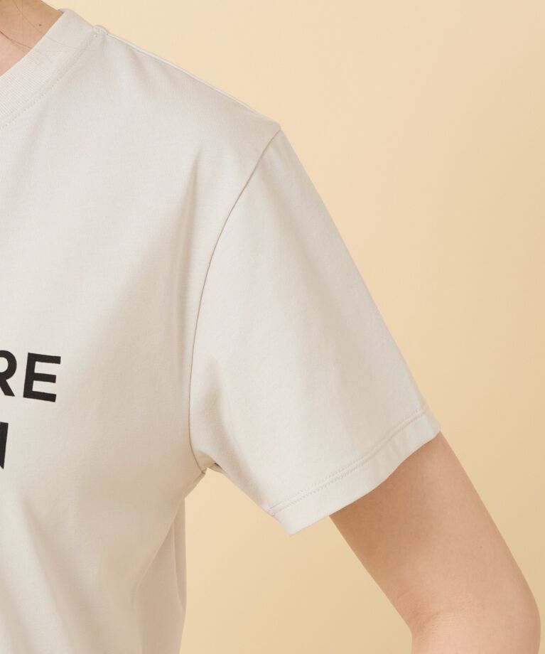 UNTITLED「【上品カジュアル】ロゴTシャツ」|Tシャツ・カットソー|