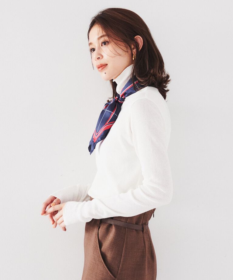 UNTITLED「【インナーにおすすめ】タートルネック テレコカットソー」|Tシャツ・カットソー|