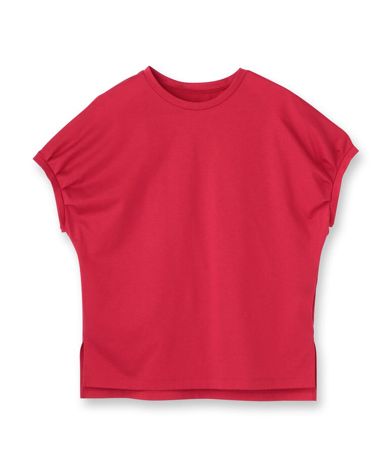 UNTITLED「【体型カバー/洗える】スリーブミニタックプルオーバー」|Tシャツ・カットソー|