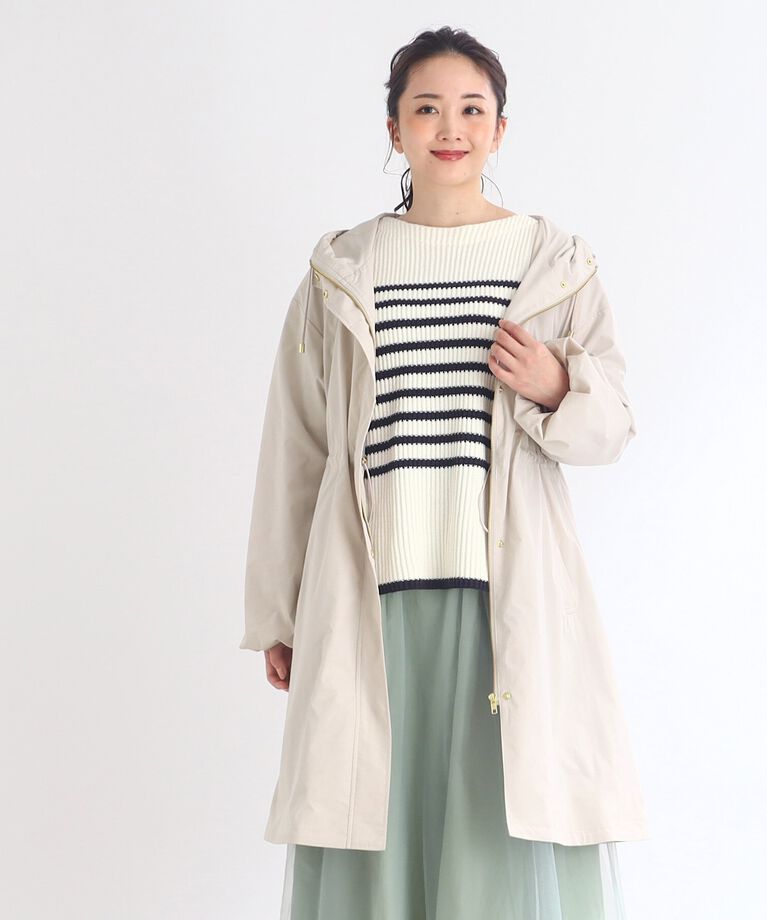 Reflect「【E‐QUALITY/SALE/洗える】ロングタフタコート」|その他|グレージュ(050)