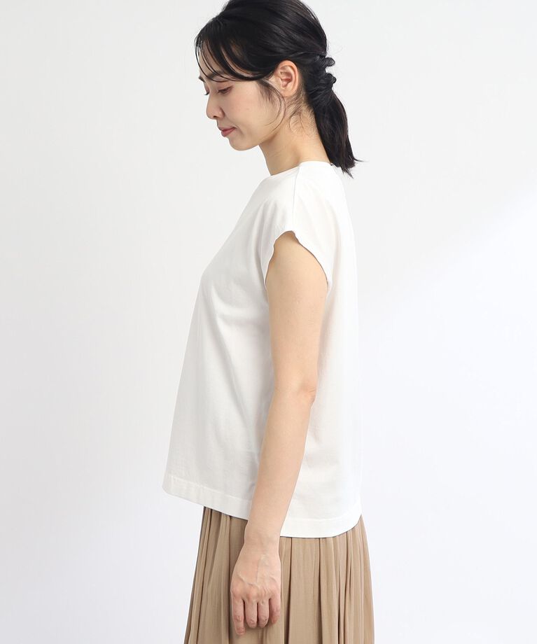 Reflect「【SALE/E‐QUALITY/セットアイテム／洗える】シアーブラウス＋キャップスリーブTシャツ」|その他|