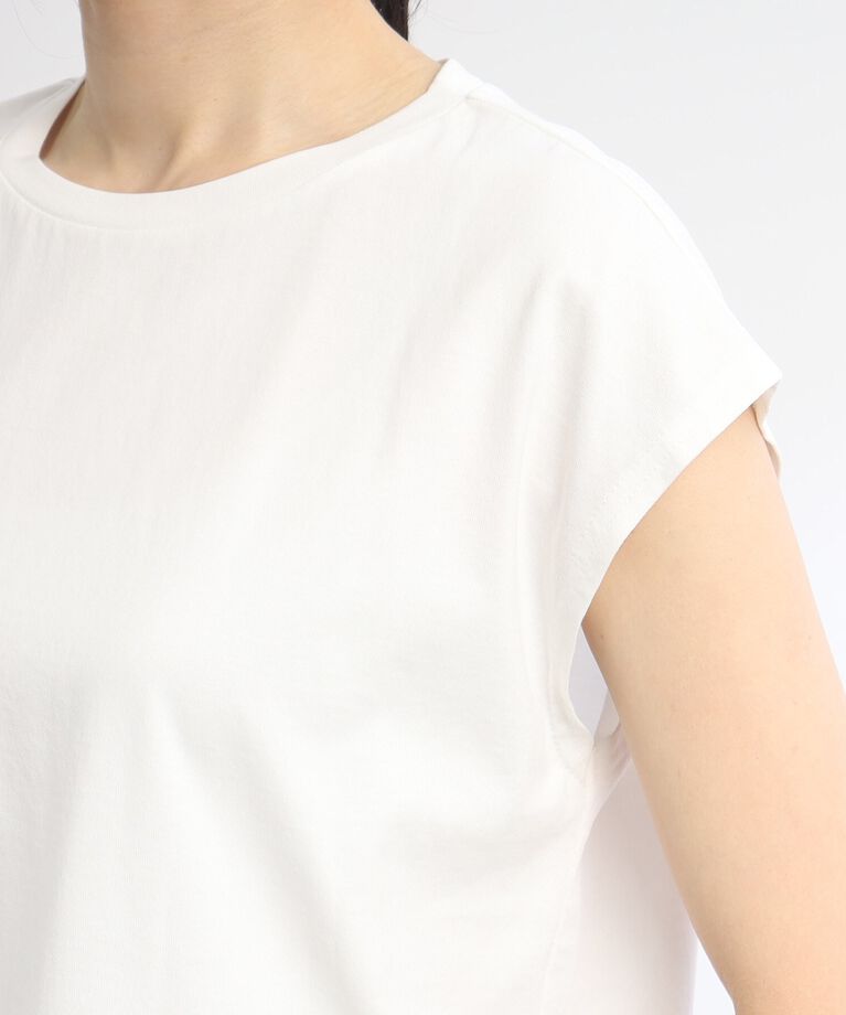 Reflect「【SALE/E‐QUALITY/セットアイテム／洗える】シアーブラウス＋キャップスリーブTシャツ」|その他|