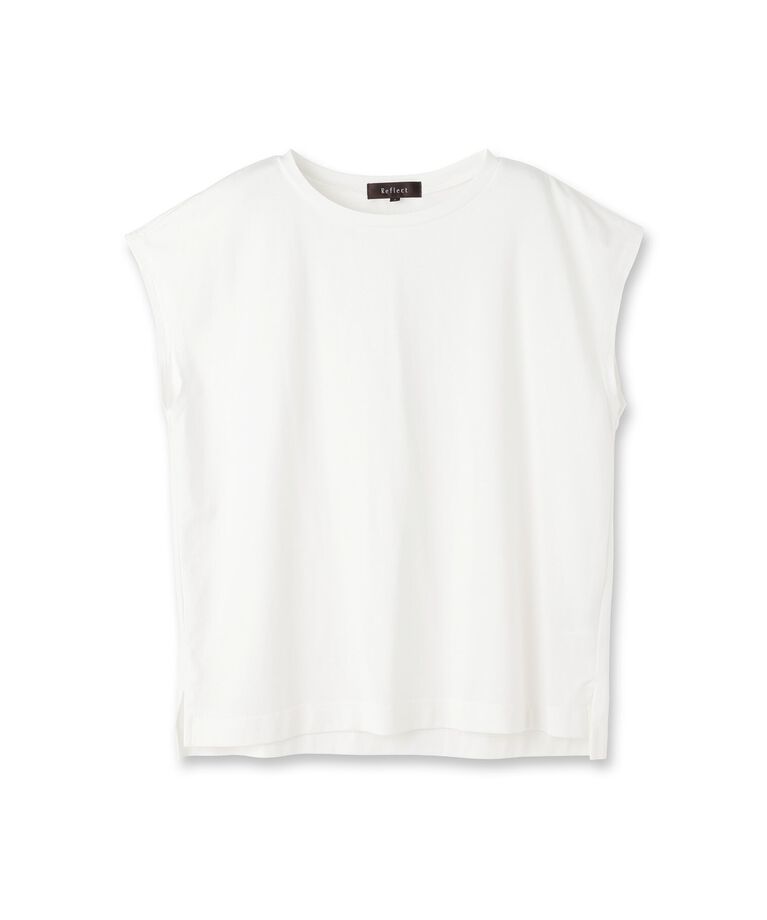 Reflect「【SALE/E‐QUALITY/セットアイテム／洗える】シアーブラウス＋キャップスリーブTシャツ」|その他|