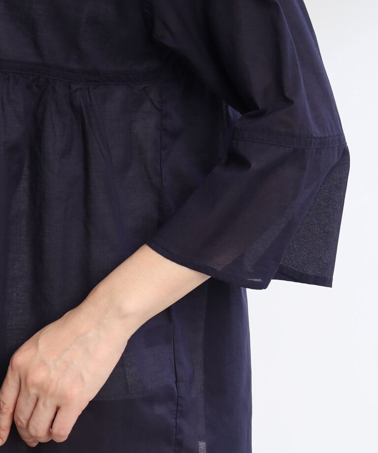 Reflect「【SALE/E‐QUALITY/セットアイテム／洗える】シアーブラウス＋キャップスリーブTシャツ」|その他|