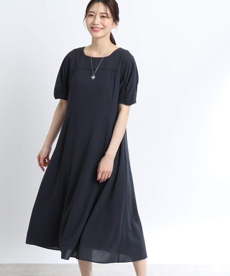 Reflect「【SALE／洗える】リラクシーフレアワンピース」|ワンピース|