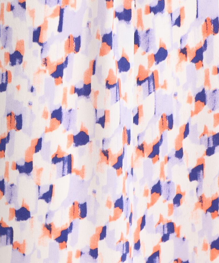 Reflect「【春SALE／マシンウォッシュ可／セットアップ可】フリュイドプリントスカート」|スカート|