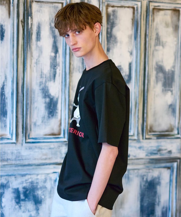 DRESSTERIOR「【接触冷感／抗菌防臭／消臭】ICE CLEAR COTTON ガンラビットTシャツ」|Tシャツ・カットソー|