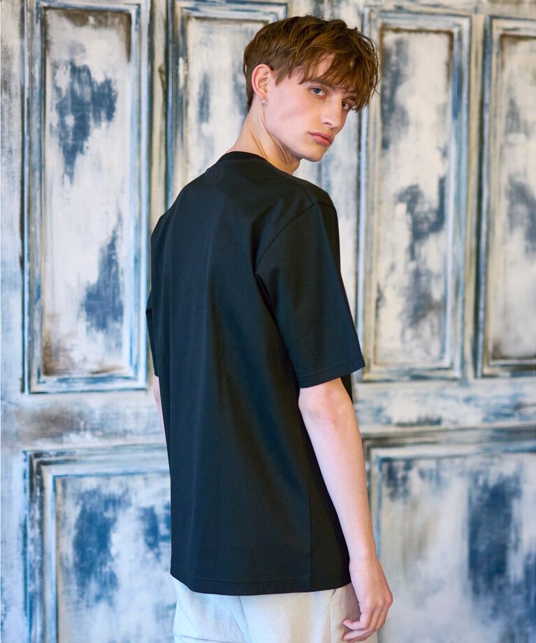 DRESSTERIOR「【接触冷感／抗菌防臭／消臭】ICE CLEAR COTTON ガンラビットTシャツ」|Tシャツ・カットソー|