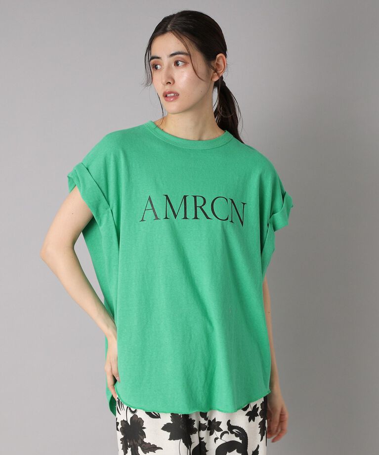 DRESSTERIOR「Americana（アメリカーナ）袖ロールTシャツ」|Tシャツ・カットソー|