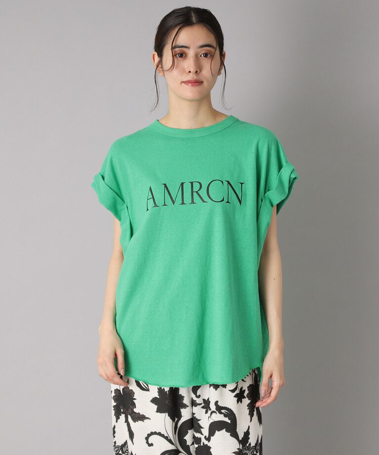 DRESSTERIOR「Americana（アメリカーナ）袖ロールTシャツ」|Tシャツ・カットソー|