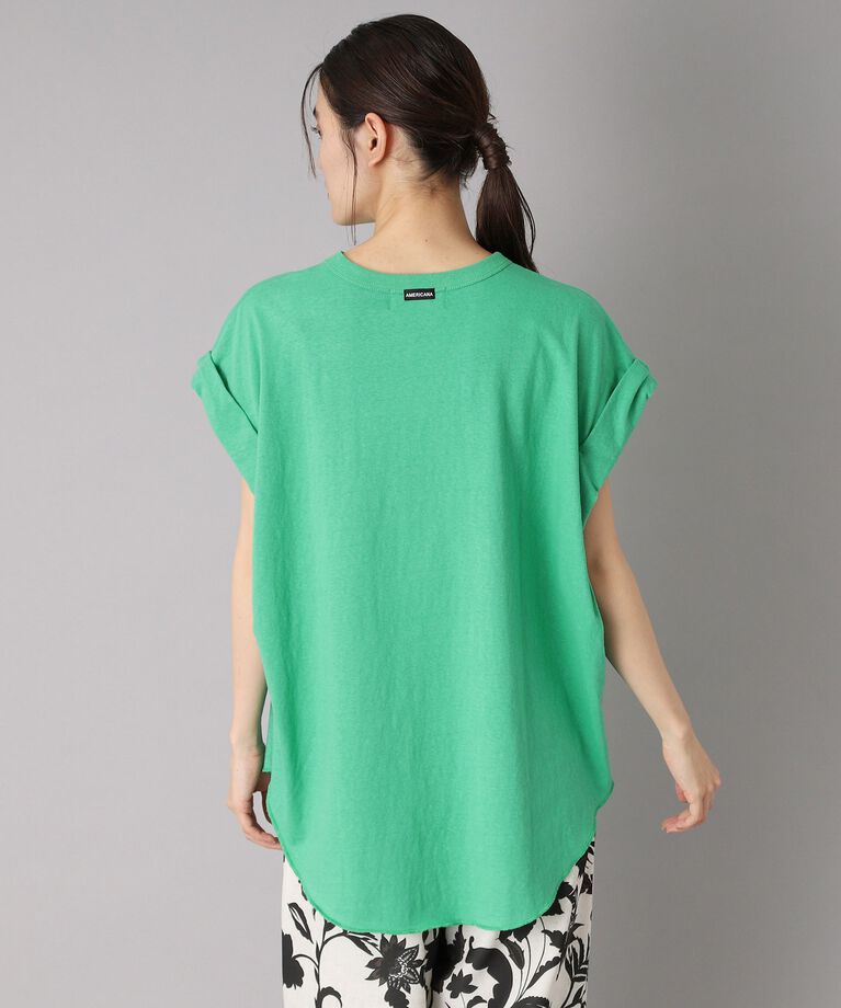 DRESSTERIOR「Americana（アメリカーナ）袖ロールTシャツ」|Tシャツ・カットソー|