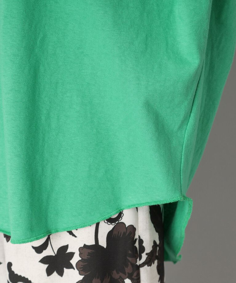 DRESSTERIOR「Americana（アメリカーナ）袖ロールTシャツ」|Tシャツ・カットソー|