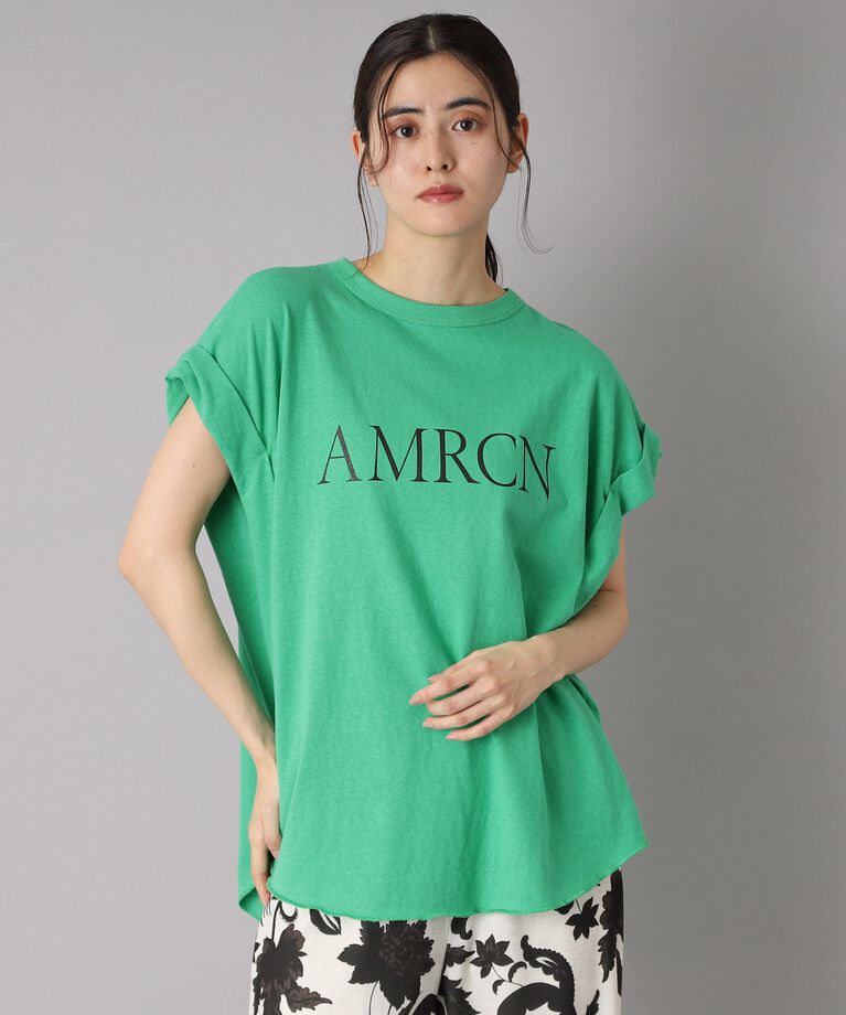 DRESSTERIOR「Americana（アメリカーナ）袖ロールTシャツ」|Tシャツ・カットソー|