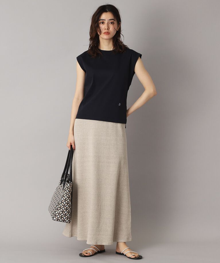 DRESSTERIOR「【接触冷感/抗菌防臭/消臭】アイスクリアコットンフレンチ」|Tシャツ・カットソー|