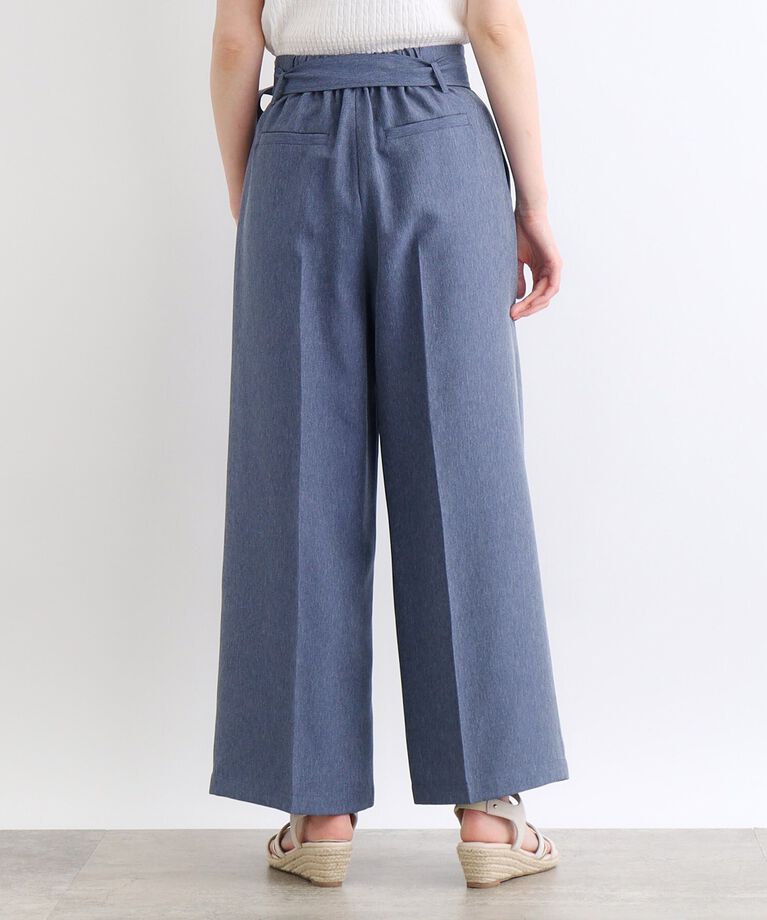 grove「デニムライクベルト付きワイドパンツ」|その他|