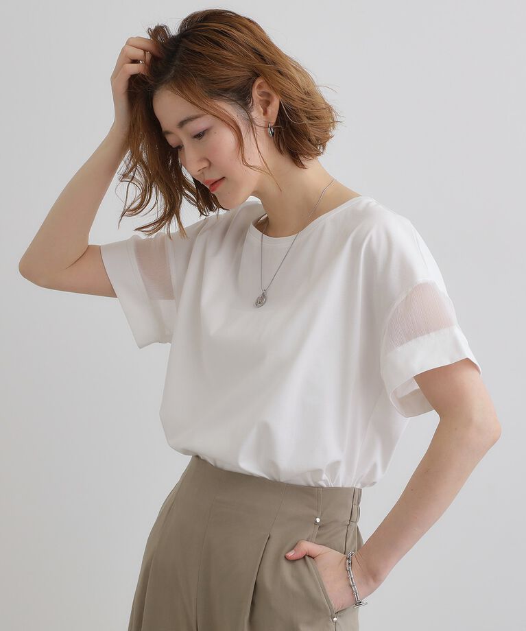 grove「【UVカット・接触冷感】シアードッキングTシャツ」|Tシャツ・カットソー|