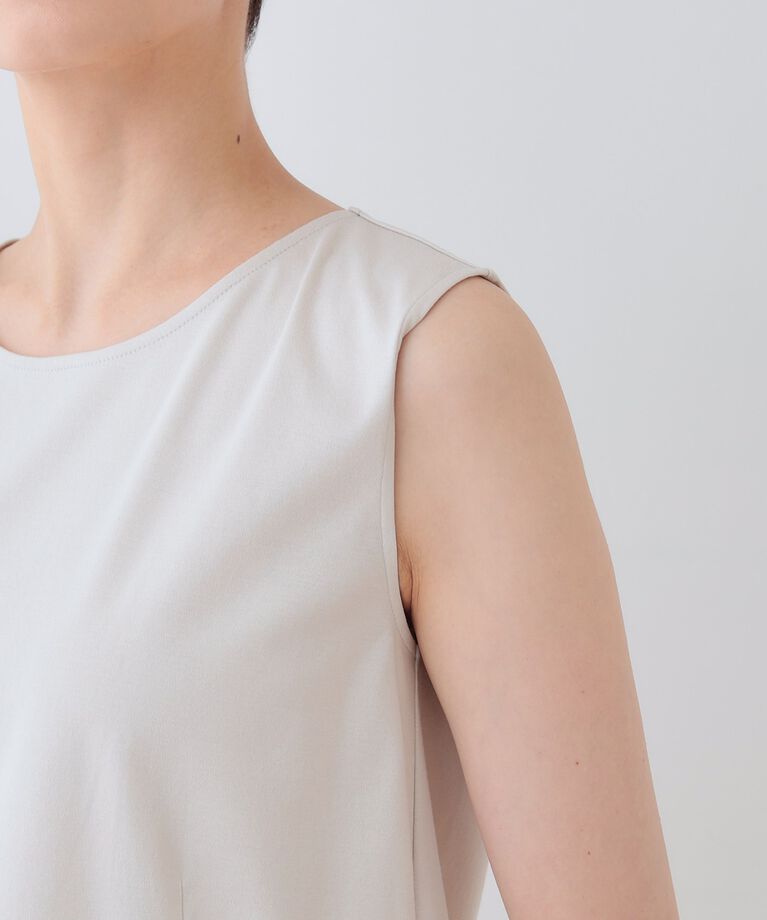 INDIVI「【洗える／レイヤードにも活躍】ペプラムインナートップス」|Tシャツ・カットソー|