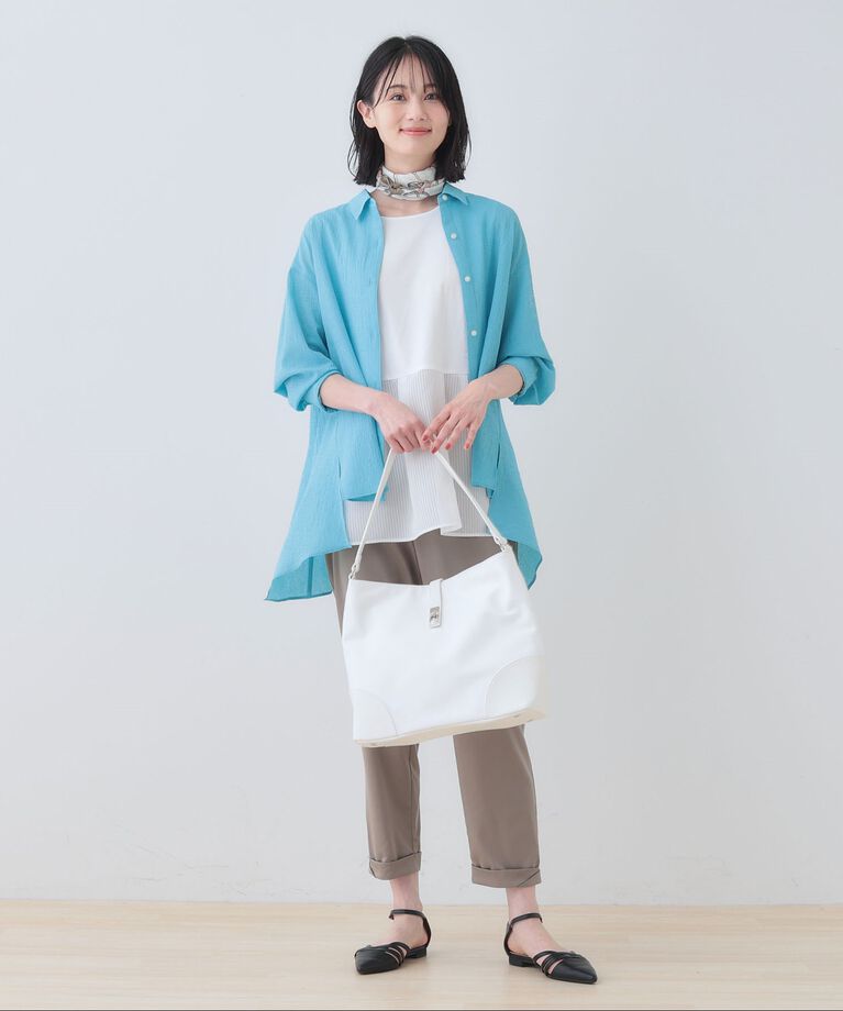 INDIVI「【洗える／レイヤードにも活躍】ペプラムインナートップス」|Tシャツ・カットソー|