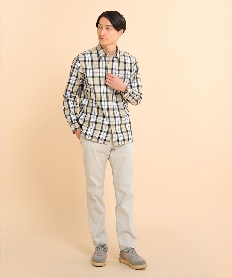 TAKEO KIKUCHI「ハイストレッチ ピケ スリム パンツ」|その他|