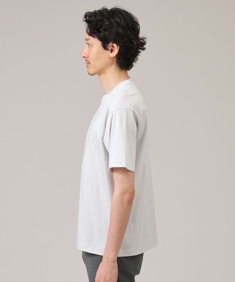 TAKEO KIKUCHI「【刺繍ロゴT】スムース ワンポイント Tシャツ」|Tシャツ・カットソー|