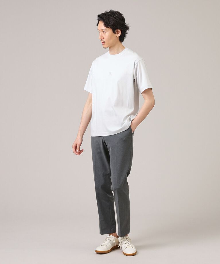 TAKEO KIKUCHI「【刺繍ロゴT】スムース ワンポイント Tシャツ」|Tシャツ・カットソー|