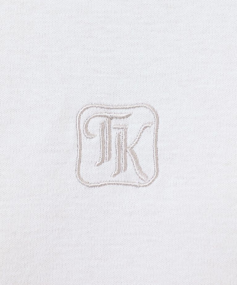 TAKEO KIKUCHI「【刺繍ロゴT】スムース ワンポイント Tシャツ」|Tシャツ・カットソー|