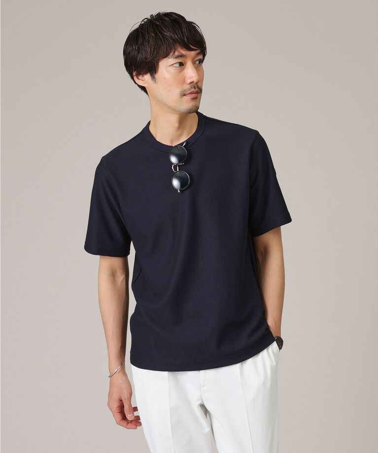 TAKEO KIKUCHI「【尾州織/Made in JAPAN】メランジ Tシャツ」|Tシャツ・カットソー|