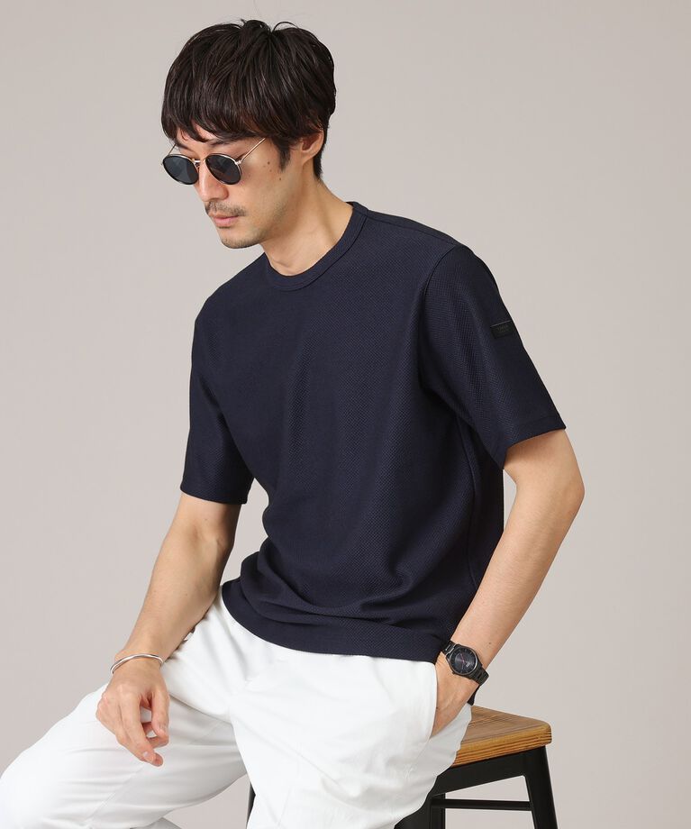 TAKEO KIKUCHI「【尾州織/Made in JAPAN】メランジ Tシャツ」|Tシャツ・カットソー|