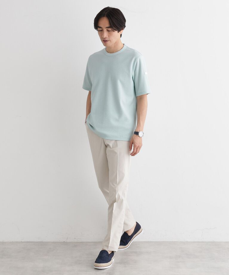 TAKEO KIKUCHI「【尾州織/Made in JAPAN】メランジ Tシャツ」|Tシャツ・カットソー|