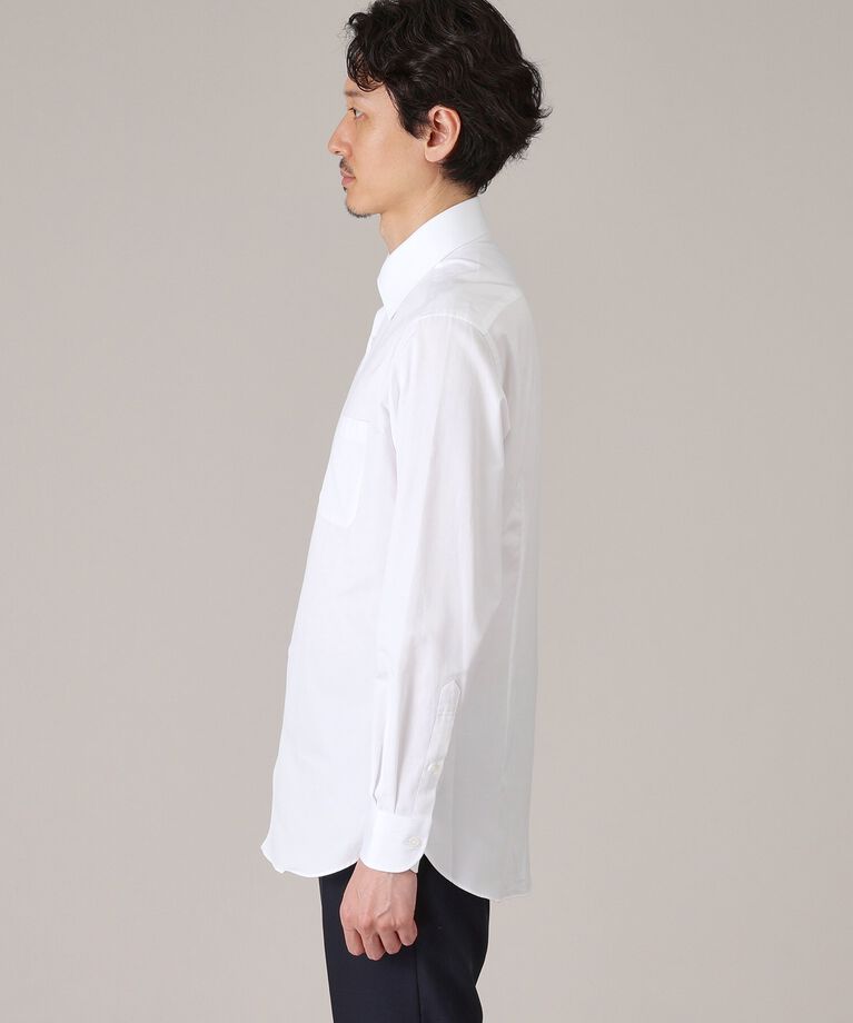 TAKEO KIKUCHI「グログラン セミワイドカラー シャツ」|シャツ・ブラウス|