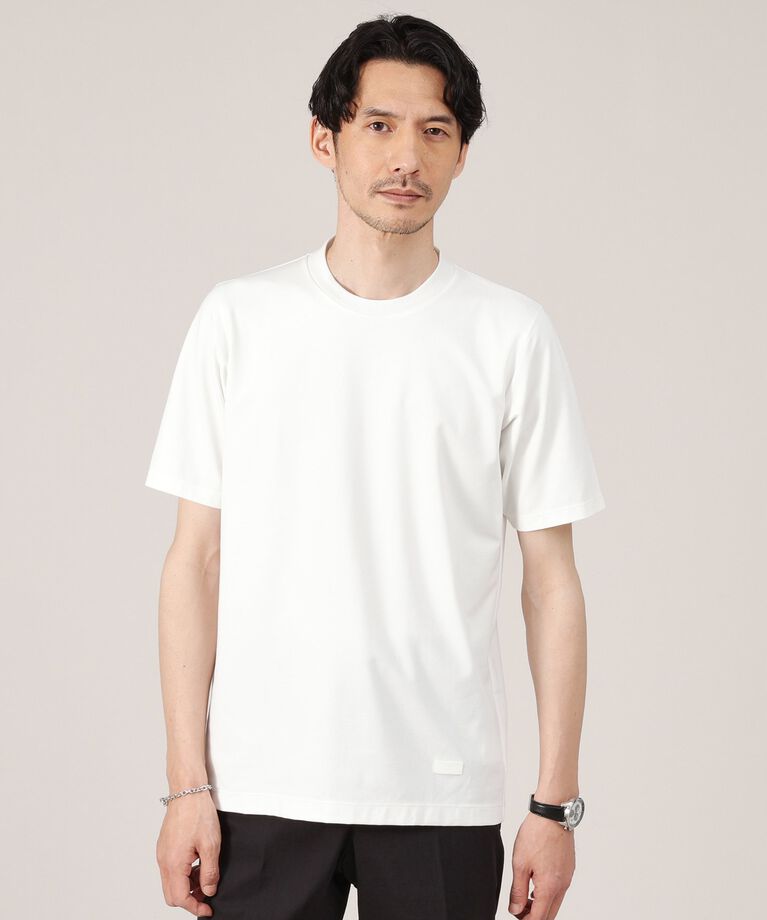 TAKEO KIKUCHI「【接触冷感】テーラード Tシャツ」|Tシャツ・カットソー|ホワイト(001)