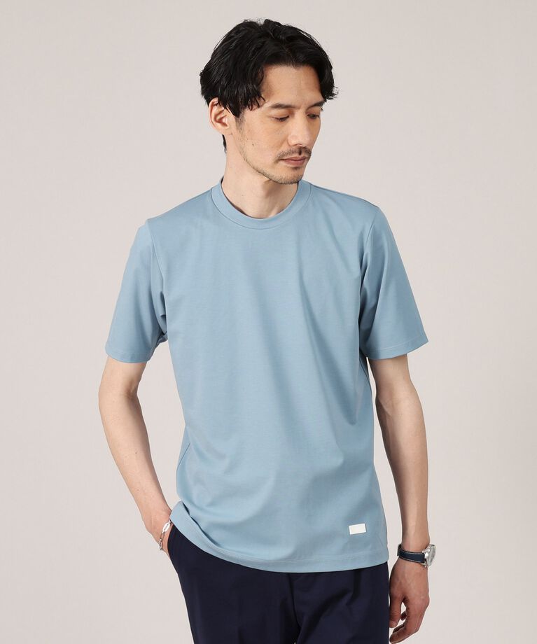 TAKEO KIKUCHI「【接触冷感】テーラード Tシャツ」|Tシャツ・カットソー|ブルー(092)