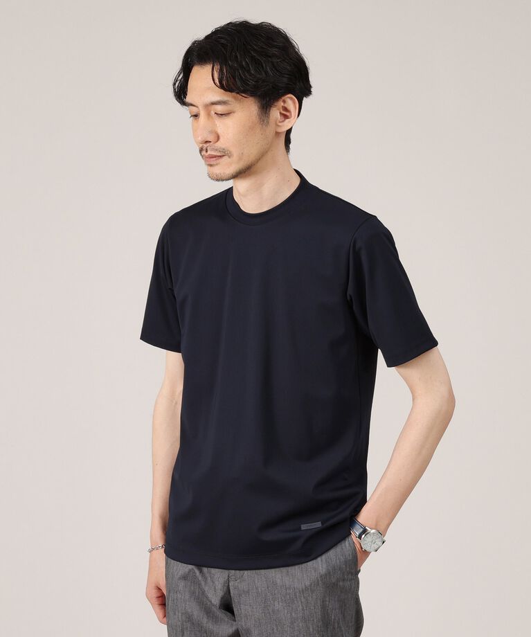 TAKEO KIKUCHI「【接触冷感】テーラード Tシャツ」|Tシャツ・カットソー|ネイビー(094)