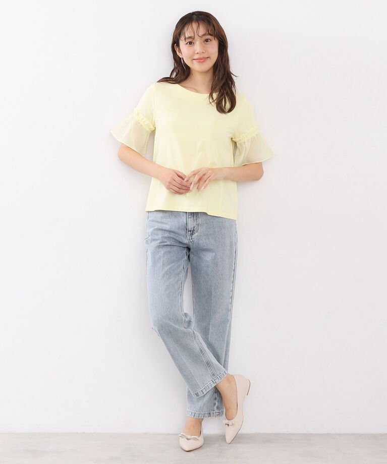 index「ドッキングフレアトップス【洗濯機洗い可/接触冷感/吸水速乾】」|Tシャツ・カットソー|