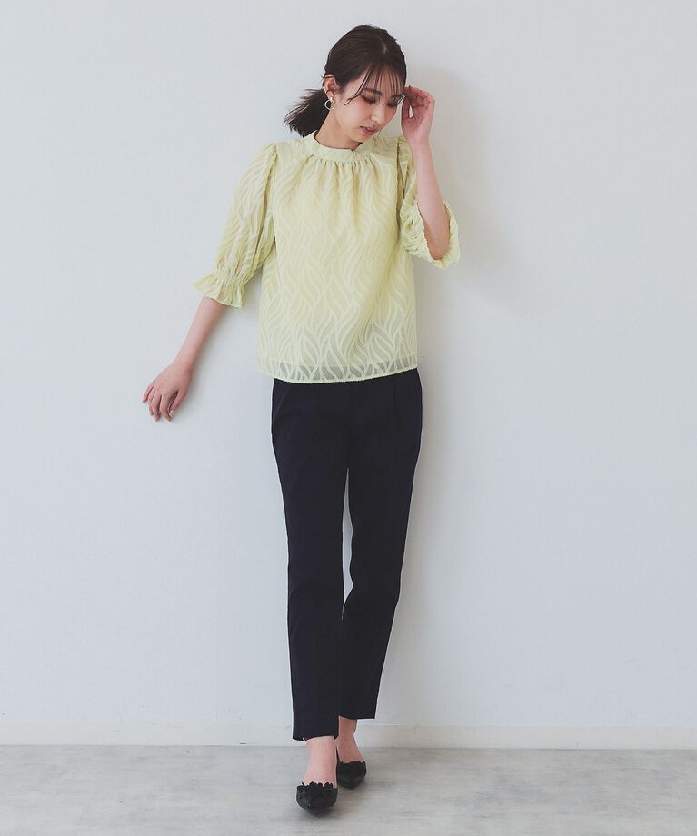 index「《6color/XS-LLsize》コンパクトストレッチテーパードパンツ【洗濯機洗い可/吸水速乾/透」|その他|