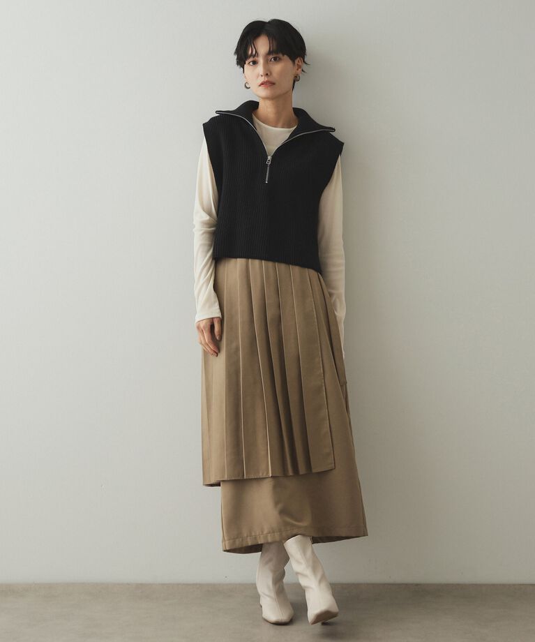 OPAQUE.CLIP「《CLASSY掲載》シアーベロアトップス【洗濯機洗い可】」|Tシャツ・カットソー|