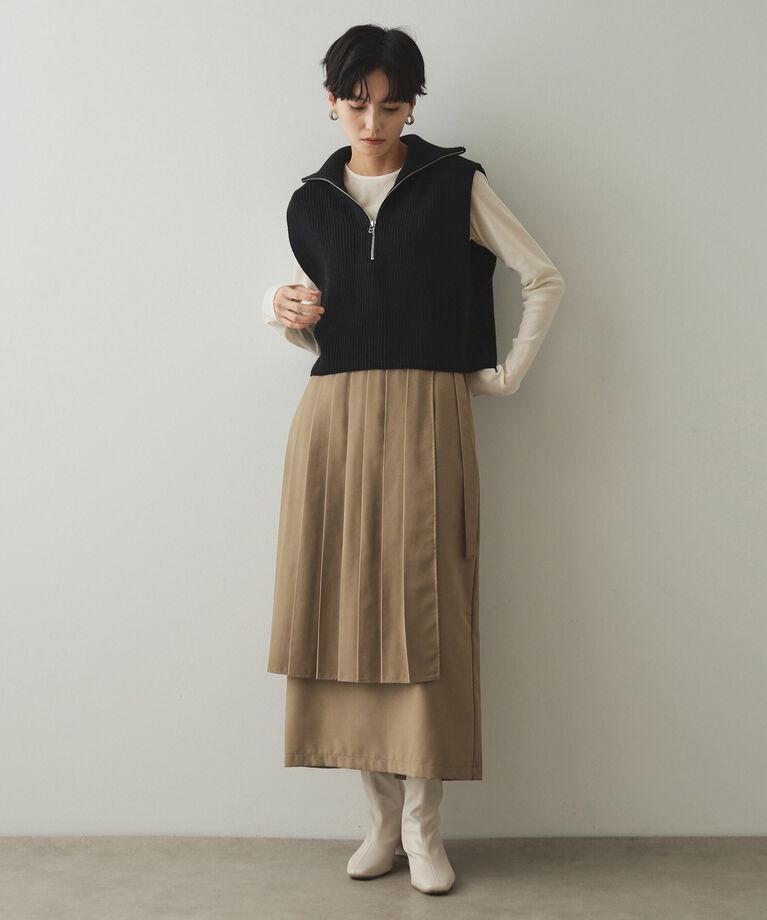 OPAQUE.CLIP「《CLASSY掲載》シアーベロアトップス【洗濯機洗い可】」|Tシャツ・カットソー|