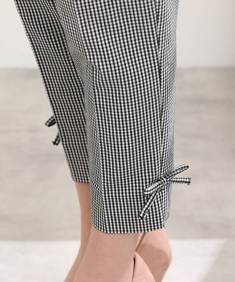 Couture broach「【ラクチン、きれい見えパンツ】リボンハイパーストレッチパンツ」|その他|