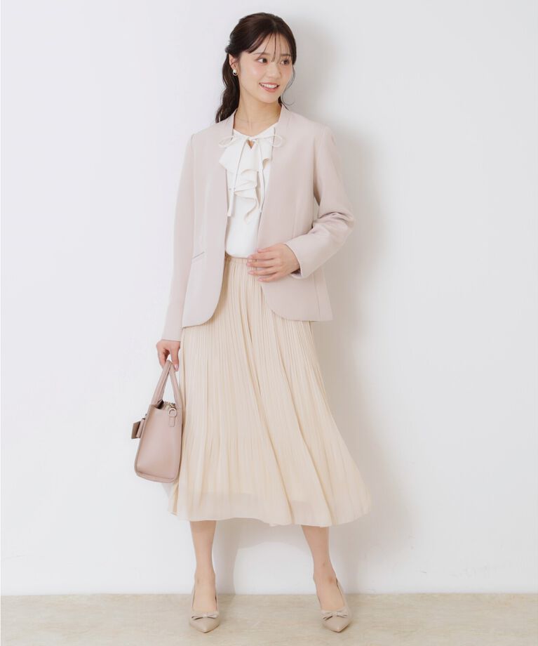 Couture broach「【セレモニーシーン/お仕事にも】ラッフルフリルブラウス」|シャツ・ブラウス|